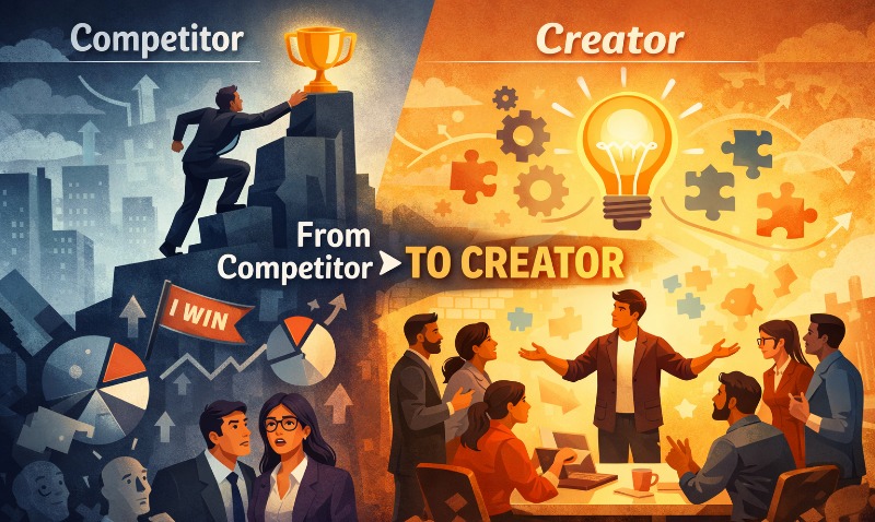 From competitor to creator